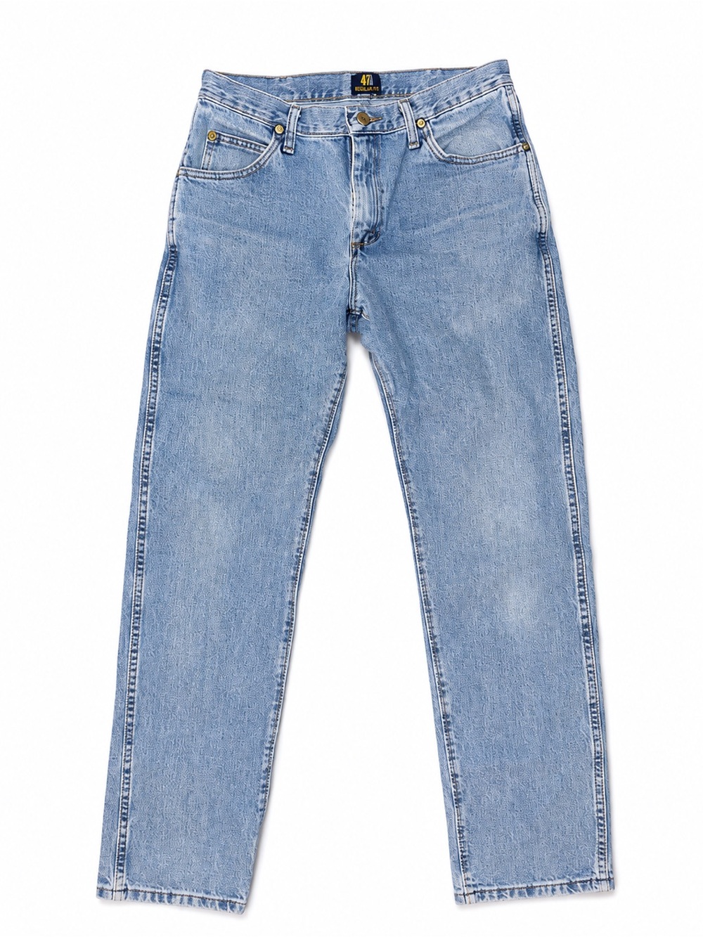 Wrangler 47MWZ Regular Fit Light Wash Jeans Men's 32x32
